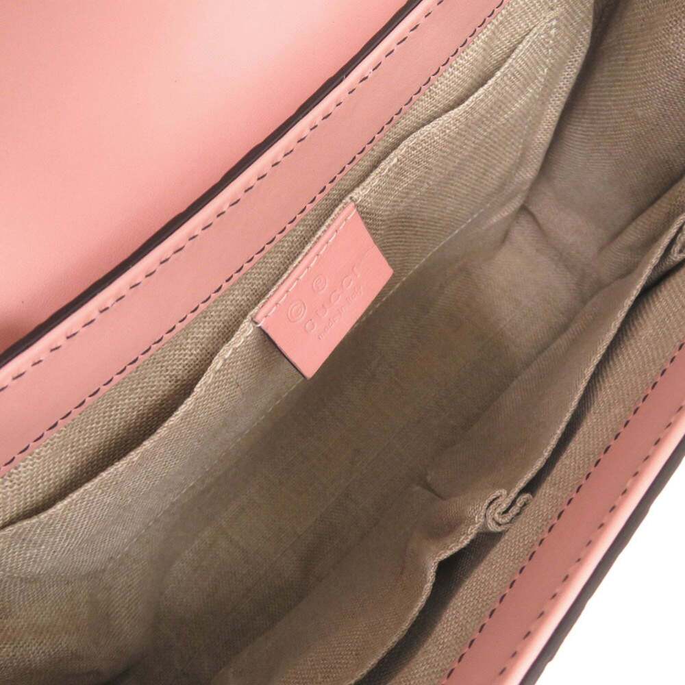 GUCCI Authentic Pink Leather Shoulder Bag - Picture 6 of 10